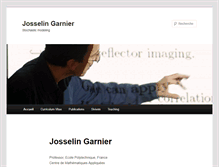 Tablet Screenshot of josselin-garnier.org